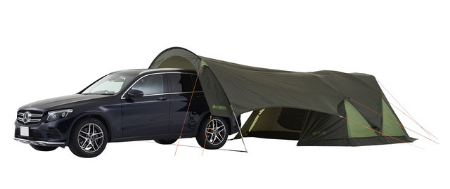 ロゴス、テントや車と連結できる「AKUBIタープ」シリーズ発売