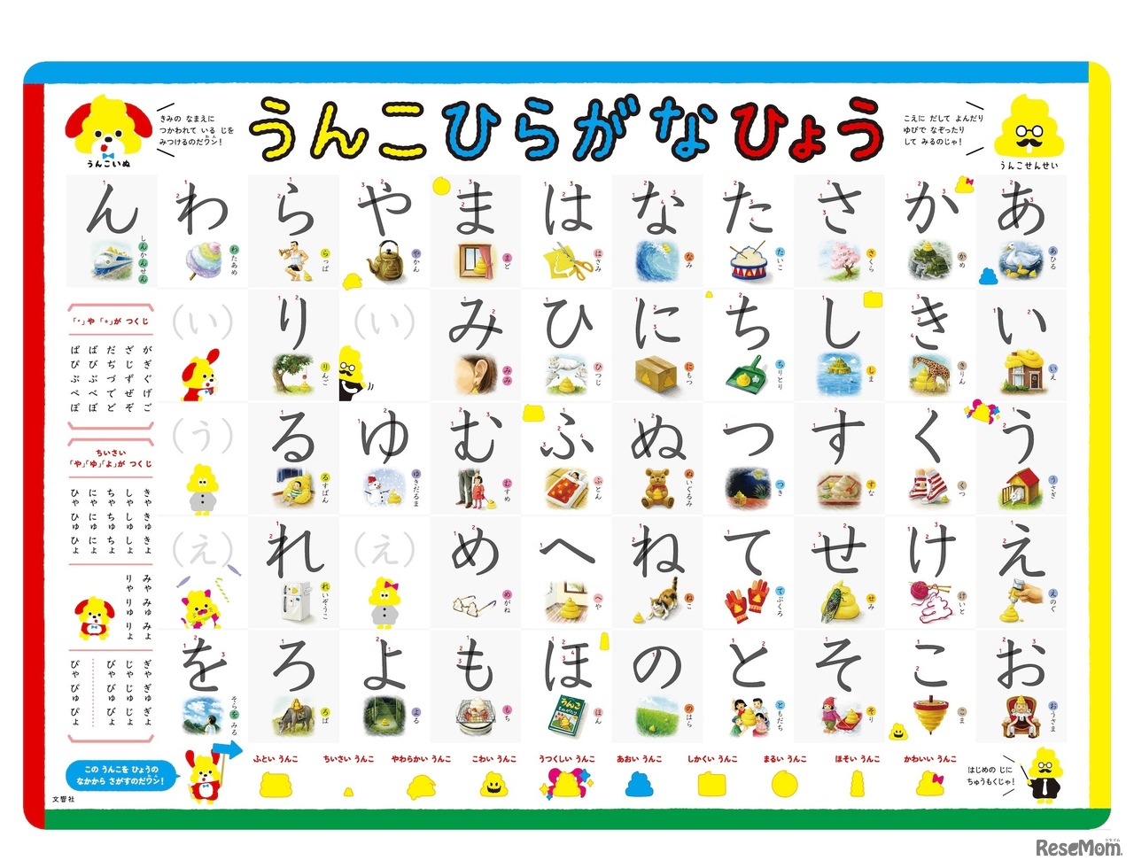 うんこひらがなひょう