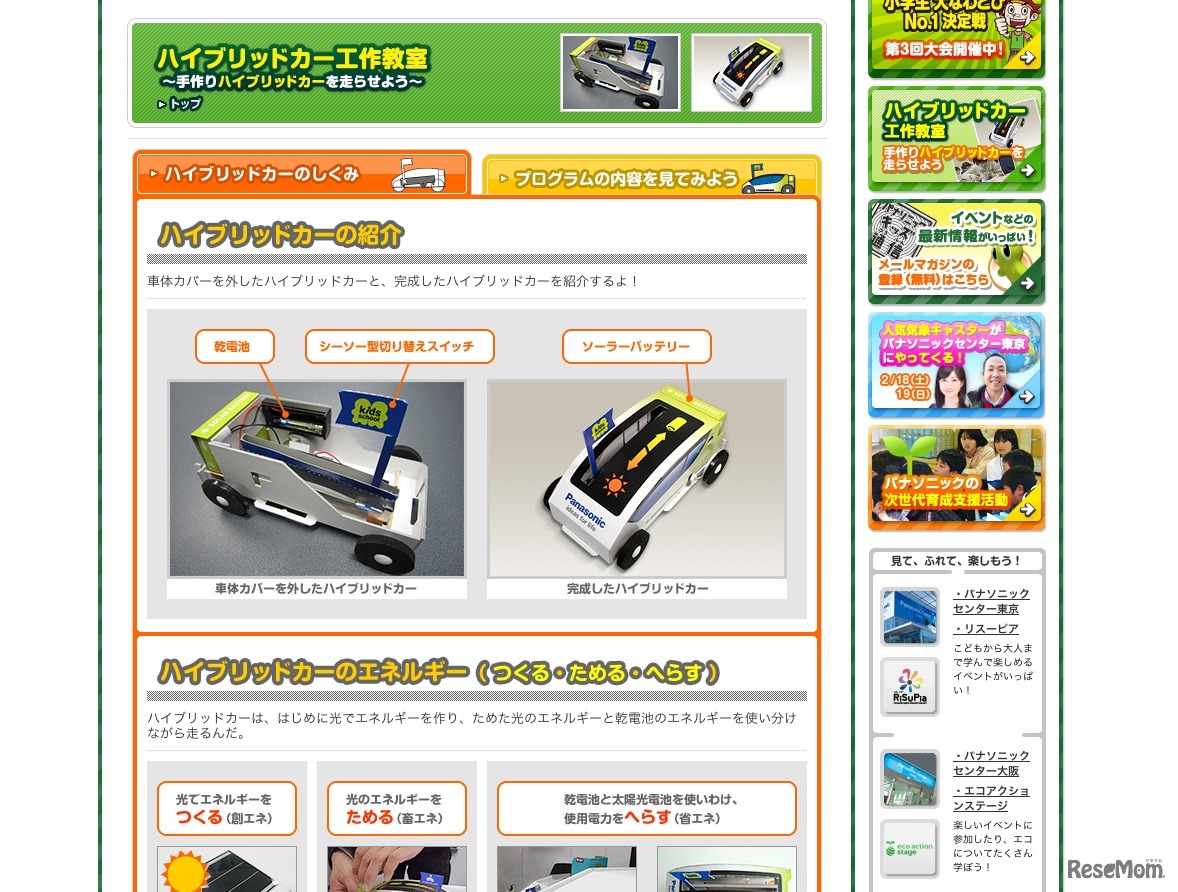 ハイブリッドカーの紹介