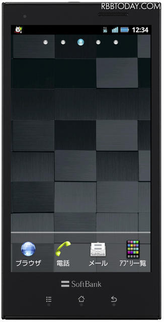 「SoftBank 102P」ブラック