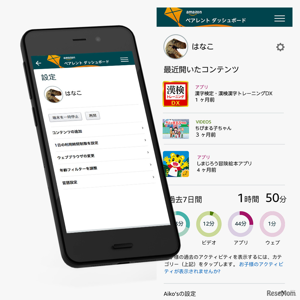 ペアレントダッシュボード