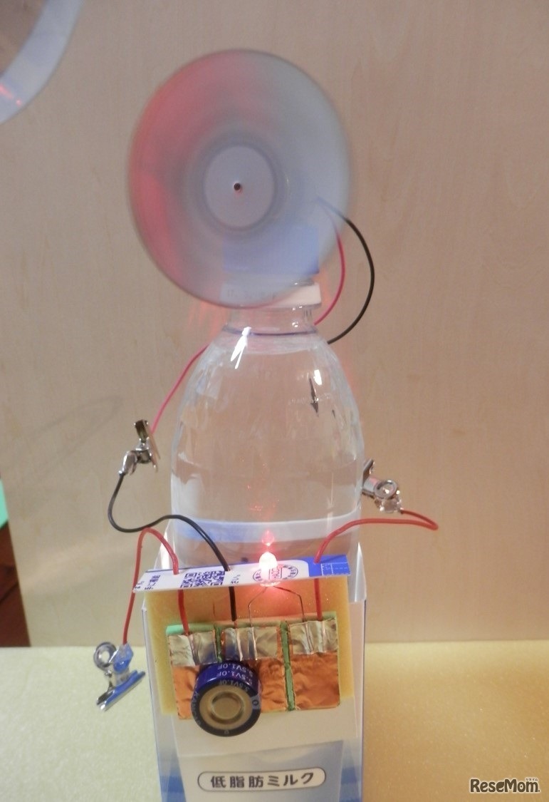 風力発電機の製作例