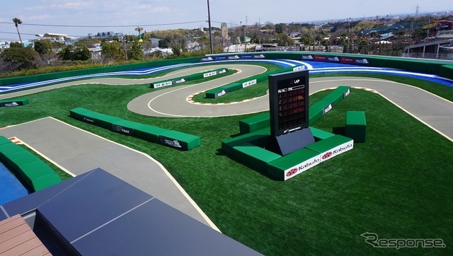 国際レーシングコースの特徴を取り入れた全長210メートルのコース