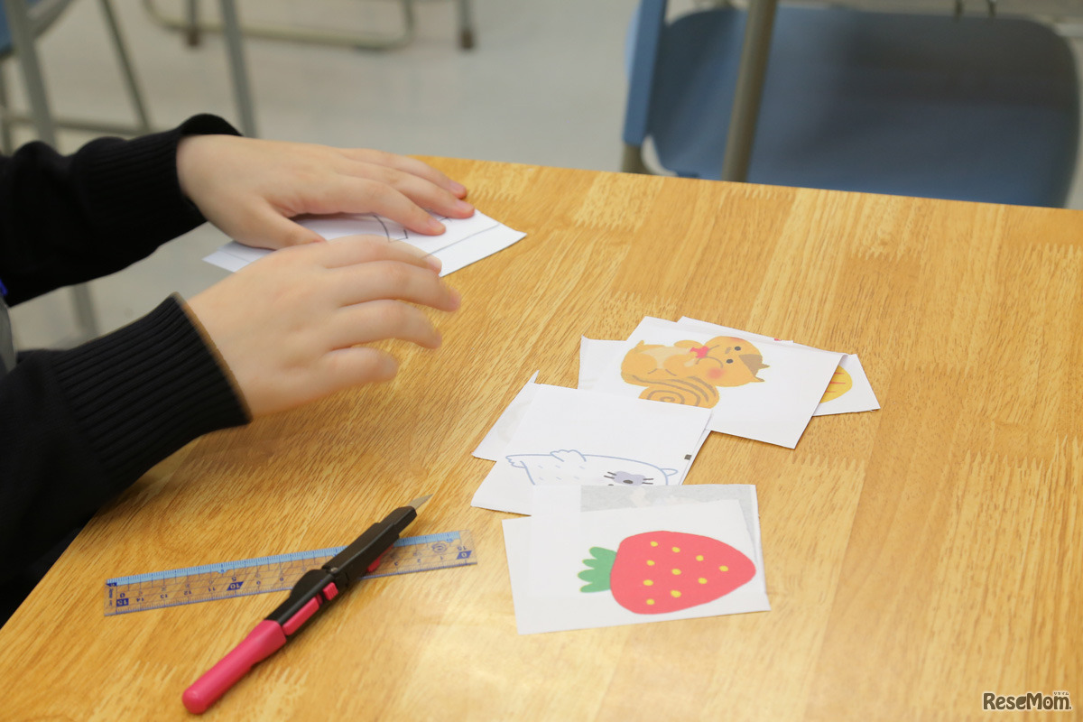 大妻嵐山中学校・高等学校「OREEP」事前準備のようす