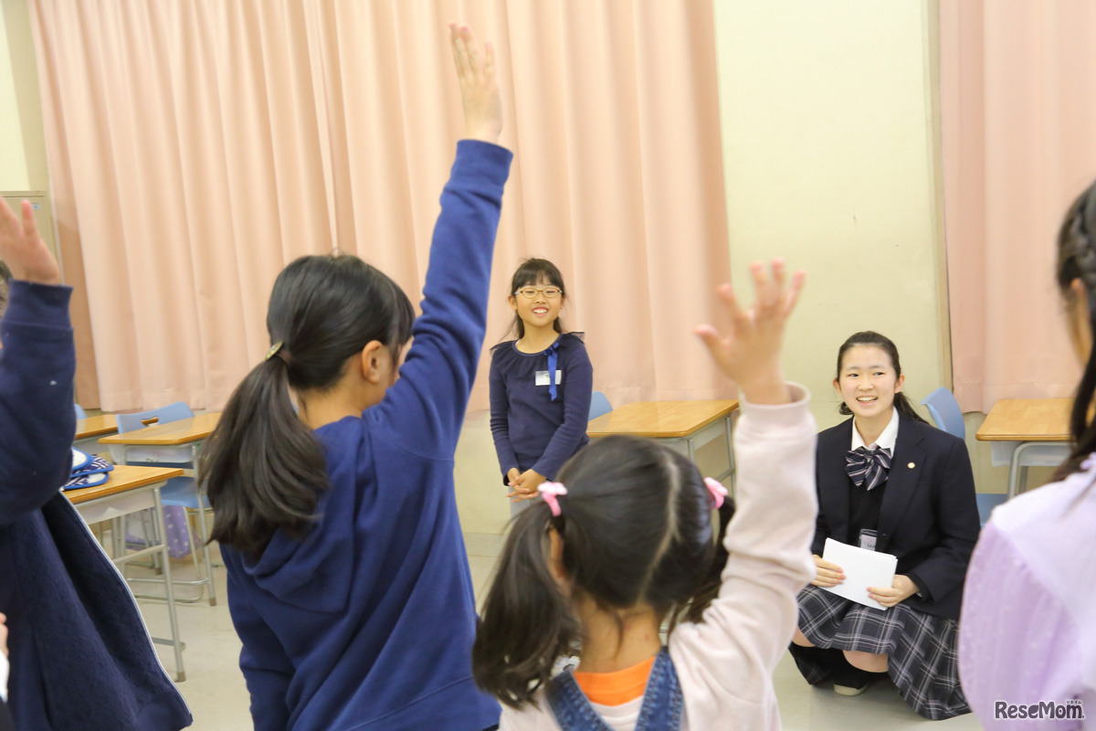 大妻嵐山中学校・高等学校「OREEP」のようす