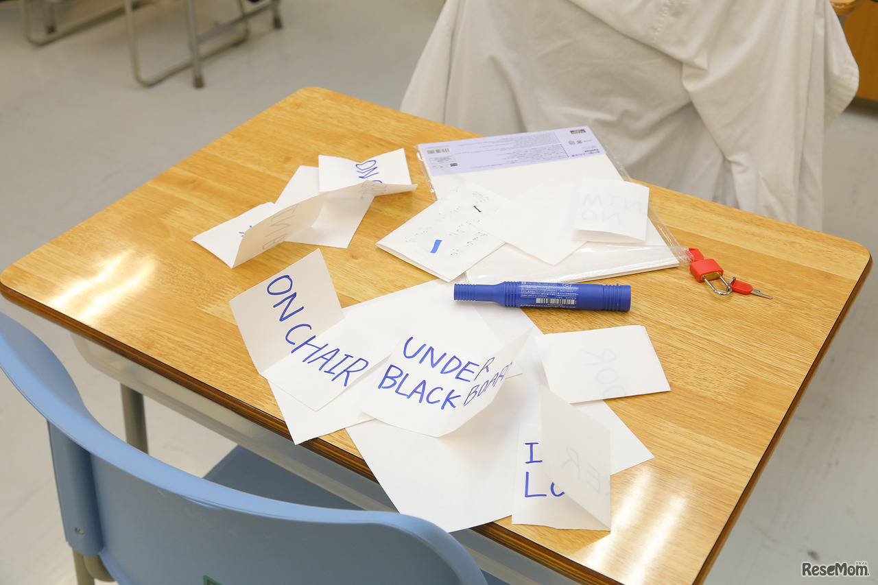 大妻嵐山中学校・高等学校「OREEP」事前準備のようす