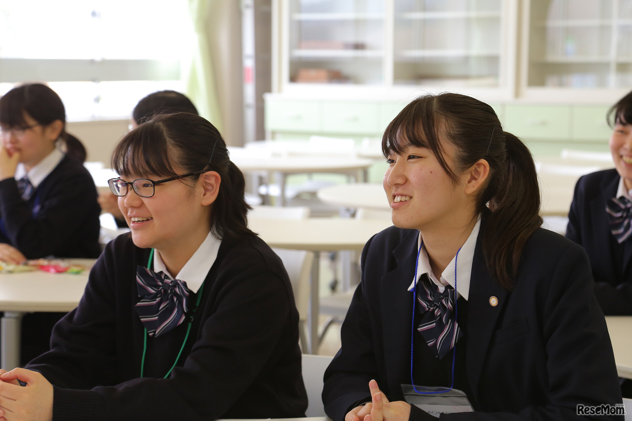 大妻嵐山中学校・高等学校「OREEP」事前打合わせのようす