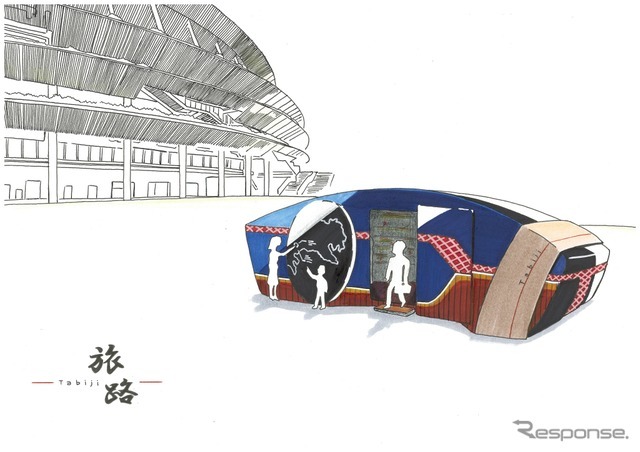 カーデザイン大賞（最優秀賞）『旅路-Tabiji-』　岩片智君　東京都立工芸高等学校2年