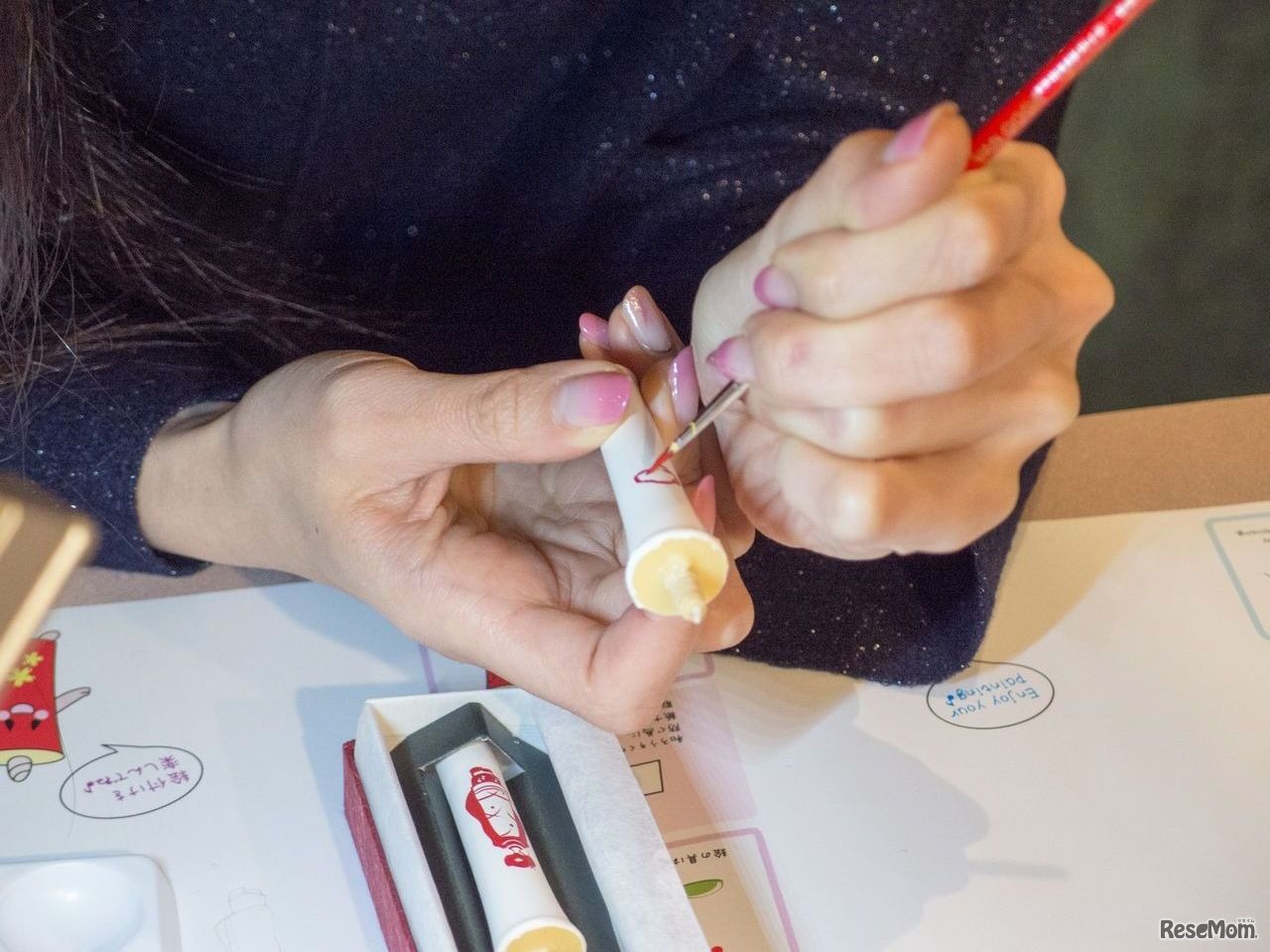 和ろうそく絵付け体験