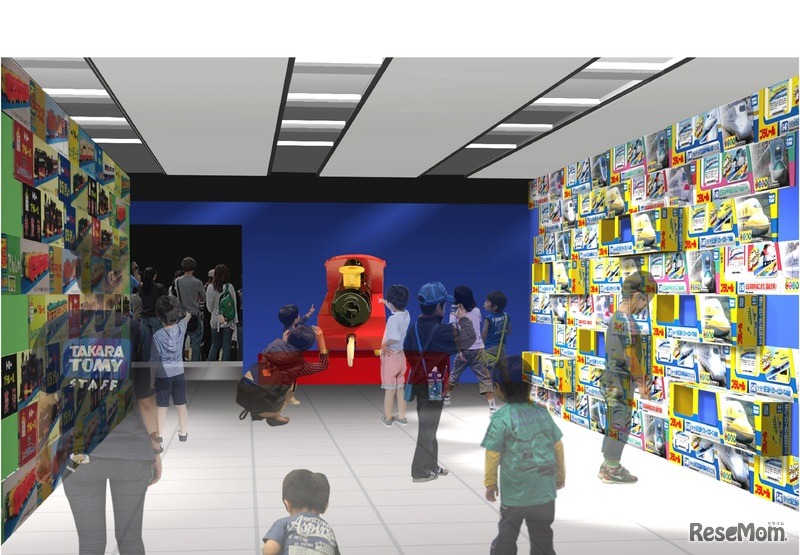 新旧パッケージ展示（イメージ）