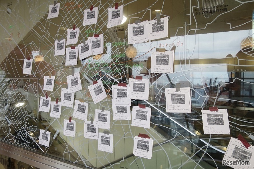 スタッフのおすすめスポットを紹介するMAP