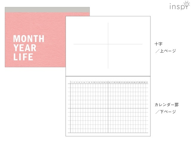 2019年の母の日に贈りたいちょっと変わったノート3選＜MONTH YERA LIFEノート＞