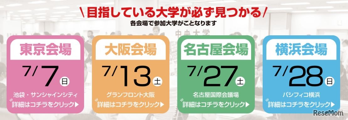 開催スケジュール