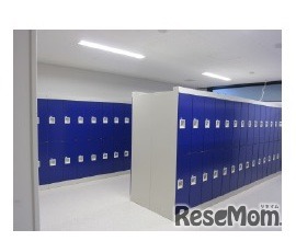 指紋認証システム搭載のロッカー