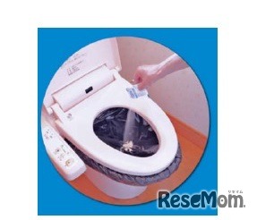 災害時も衛生的な携帯トイレ