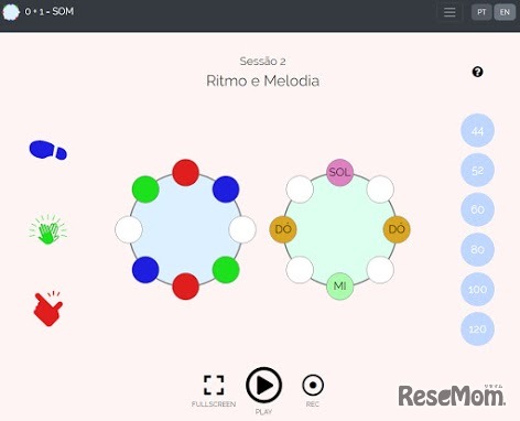 タブレットの画面上にも入力