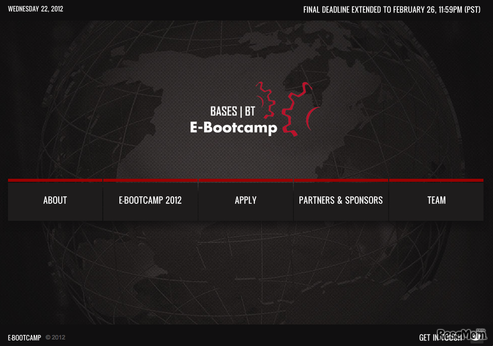 Entrepreneurship Bootcamp 2012（英語）