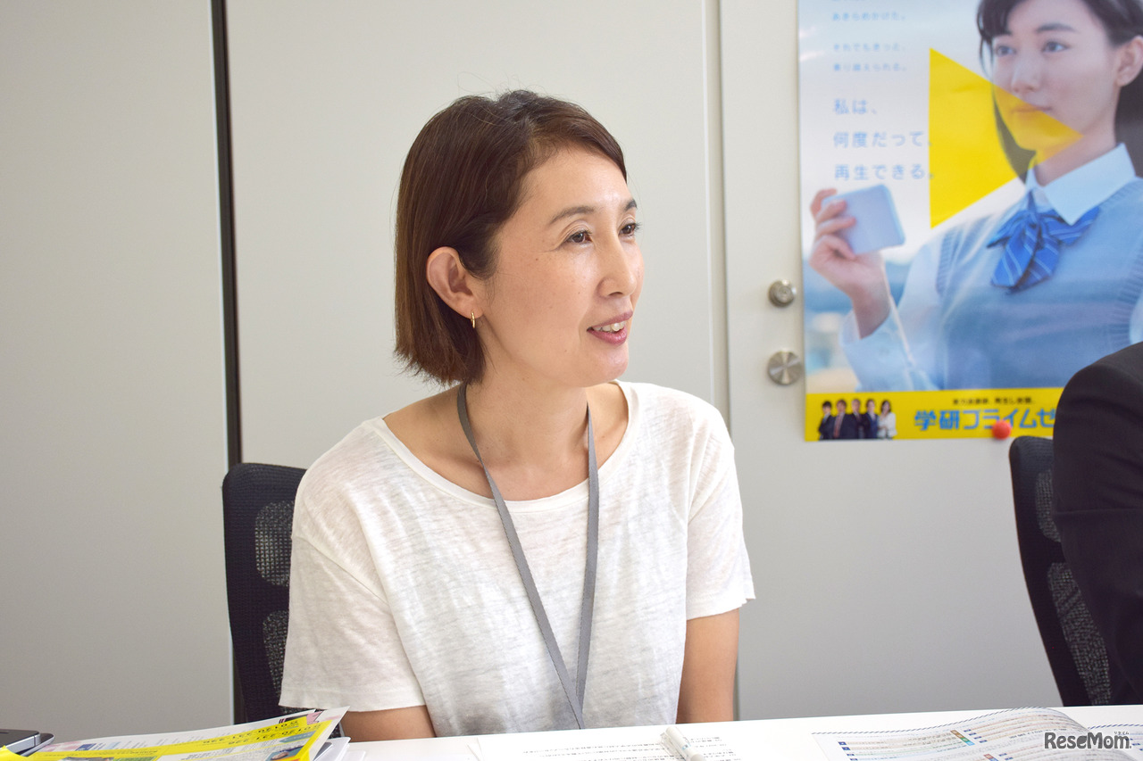 学研プラス 高校教育コンテンツ事業部 事業推進チーム 広報宣伝課 永野初美氏