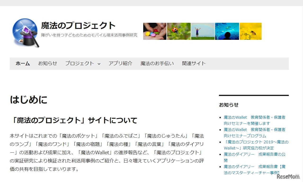 魔法のプロジェクト