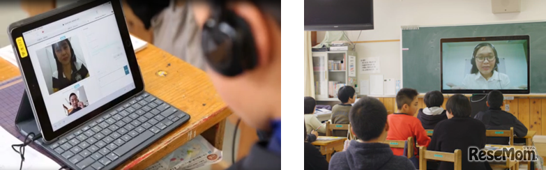 高知県土佐町における文部科学省「学校ICT環境整備促進実証研究事業」のようす