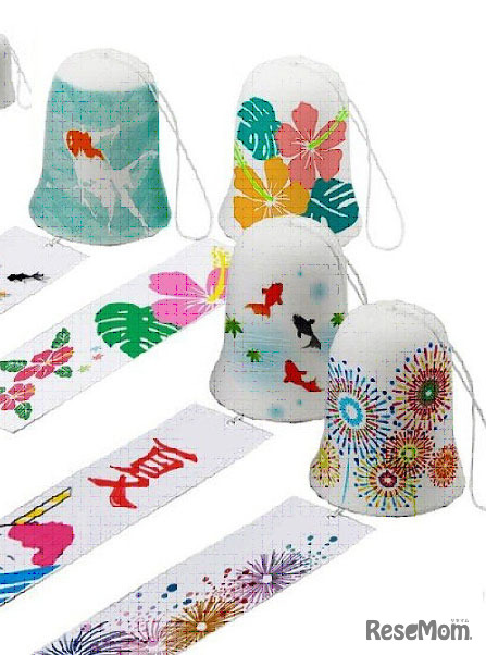 風鈴の絵付け（イメージ）