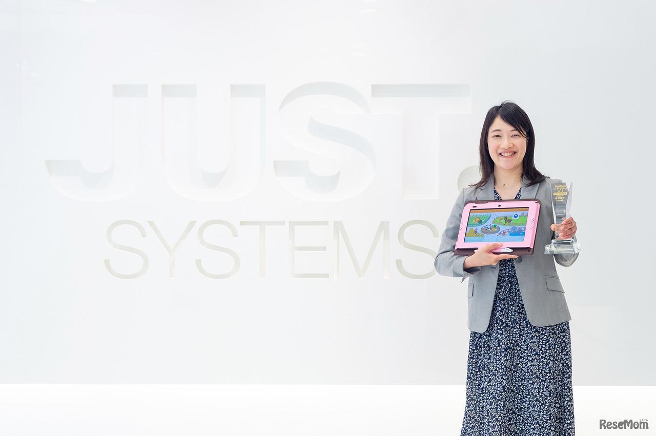 インタビューに応じるジャストシステム・ラーニングイノベーション事業部の鎌田美代氏