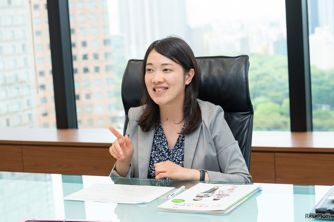 インタビューに応じるジャストシステム・ラーニングイノベーション事業部の鎌田美代氏