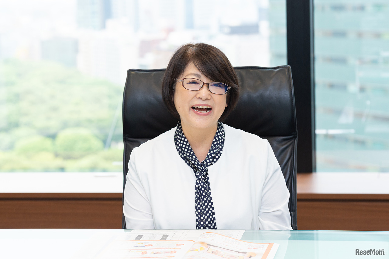 インタビューに応じてくれたジャストシステム　ラーニングイノベーション事業部・企画マーケティンググループの寺尾房代氏