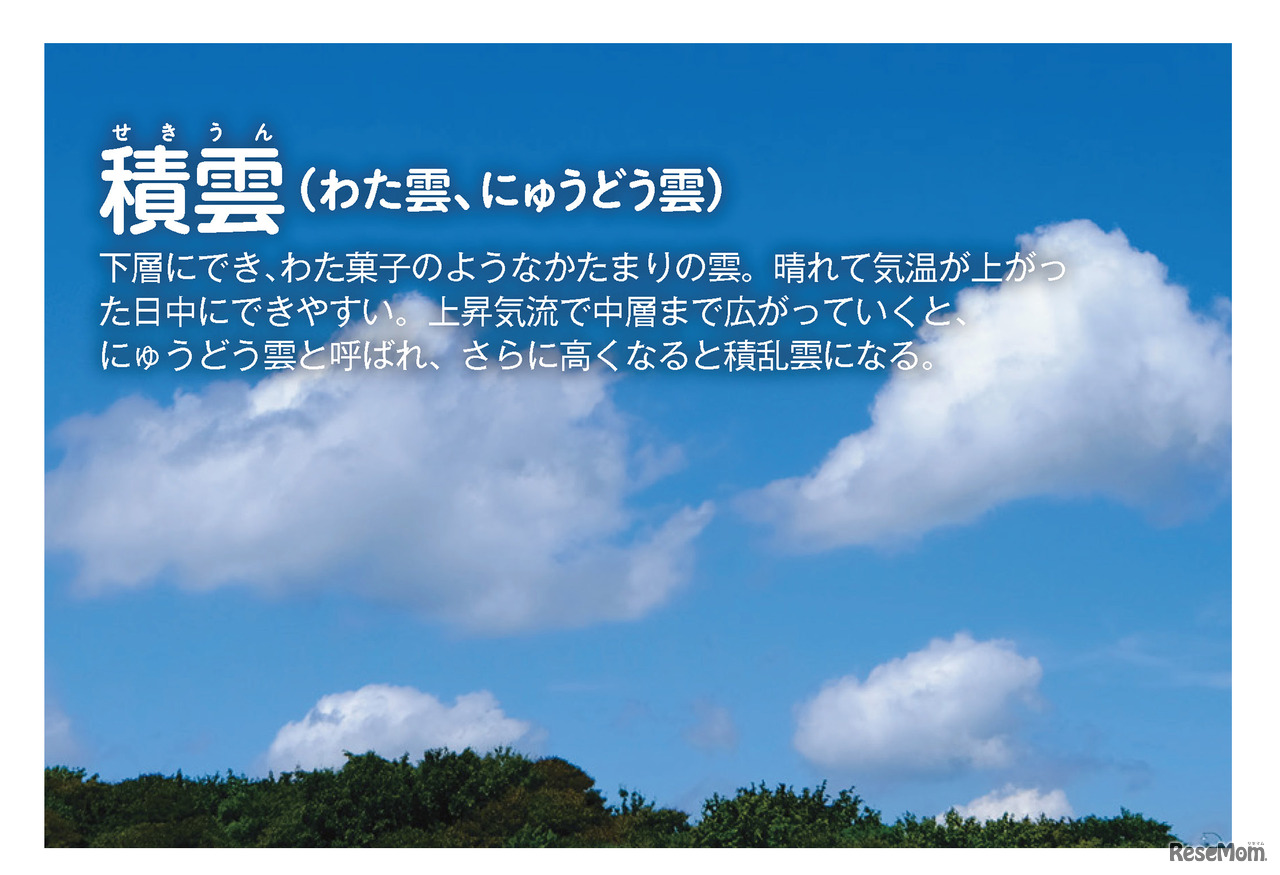 積雲（写真・文／武田康男）