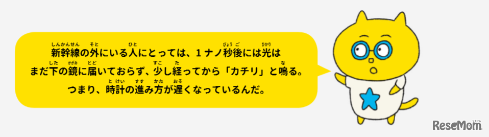 【自由研究】キミもタイムマシンに乗っていた！？光と時間のふしぎ