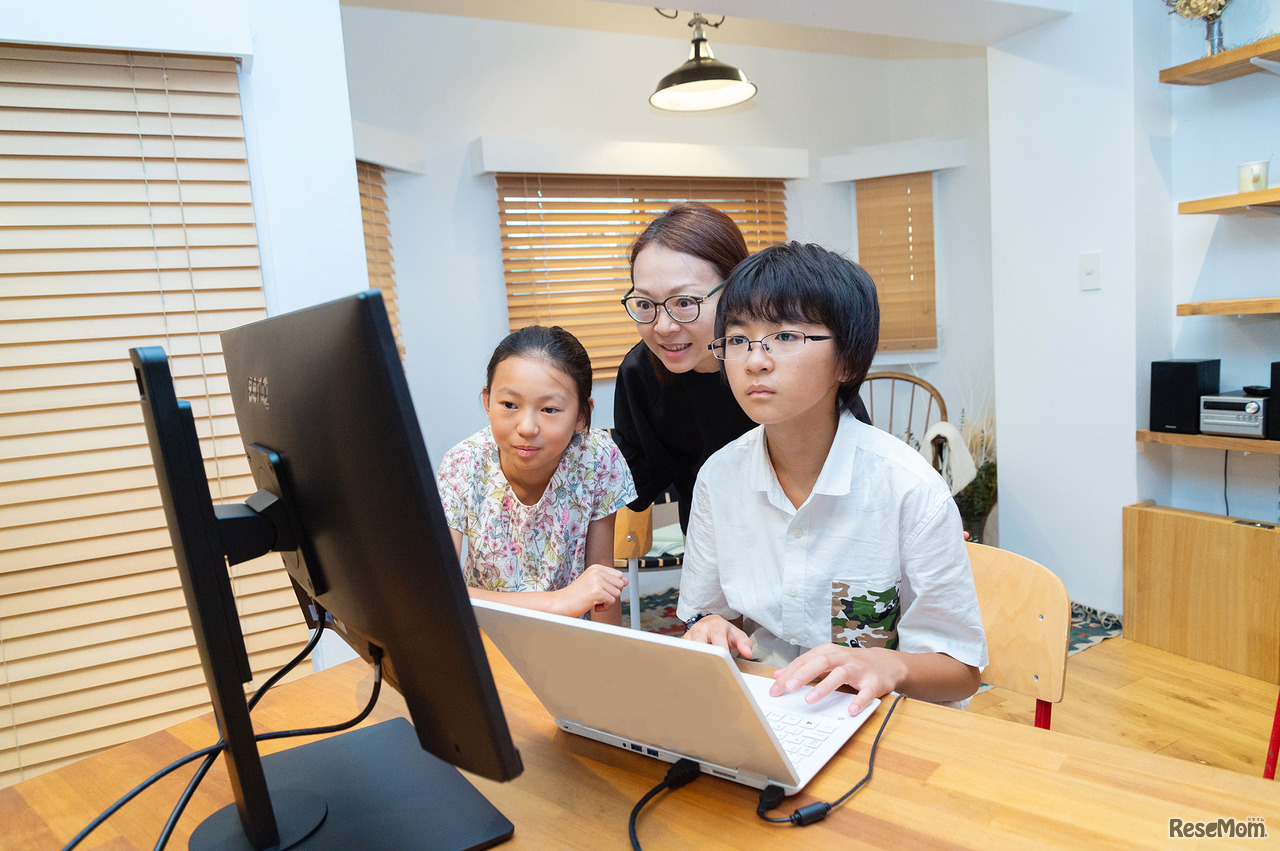 親子でパソコンの使い方をあらためて考えることができた。