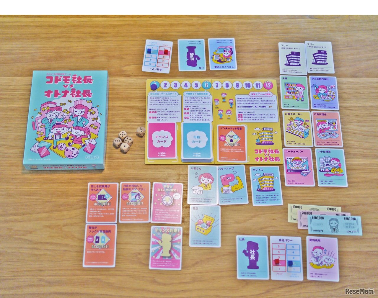 「コドモ社長vsオトナ社長」セット内容