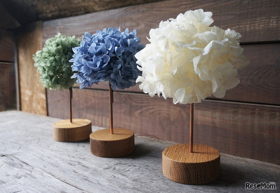 森のあじさい ブーケライト作り体験