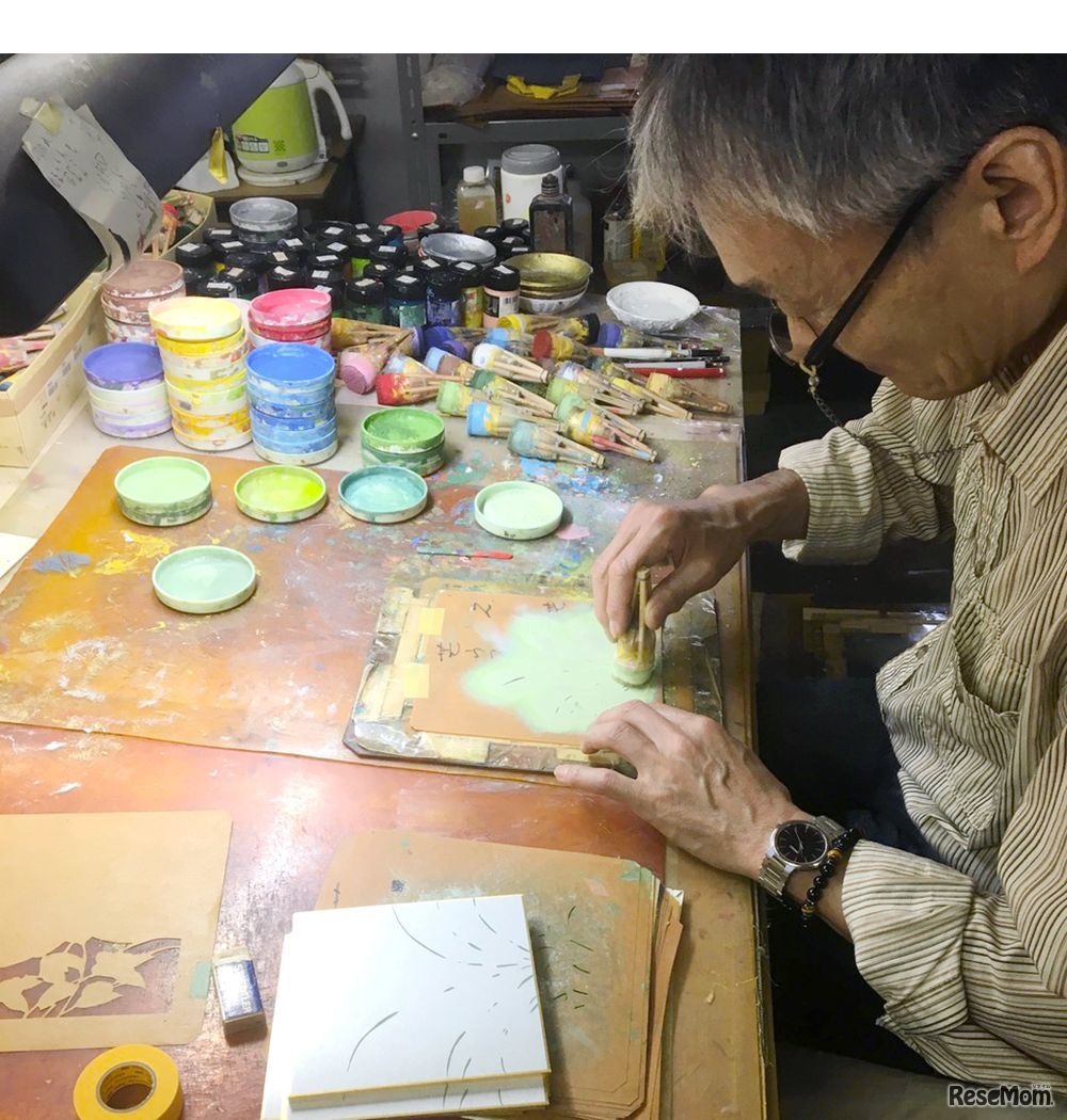 友禅型彫刻師の山崎憲一氏