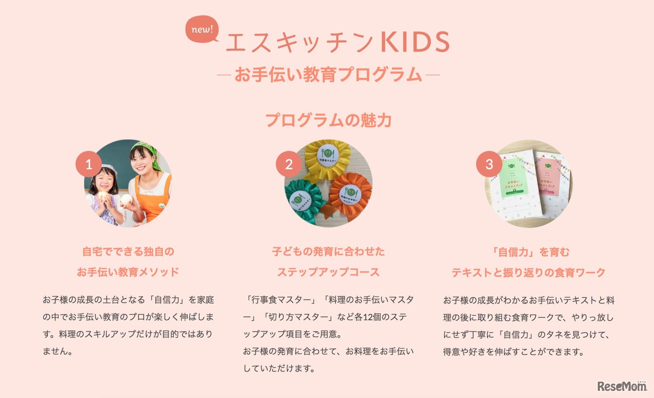 お手伝い教育プログラムの魅力