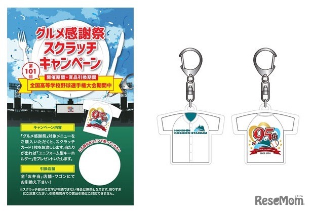 95周年記念グルメスクラッチキャンペーン