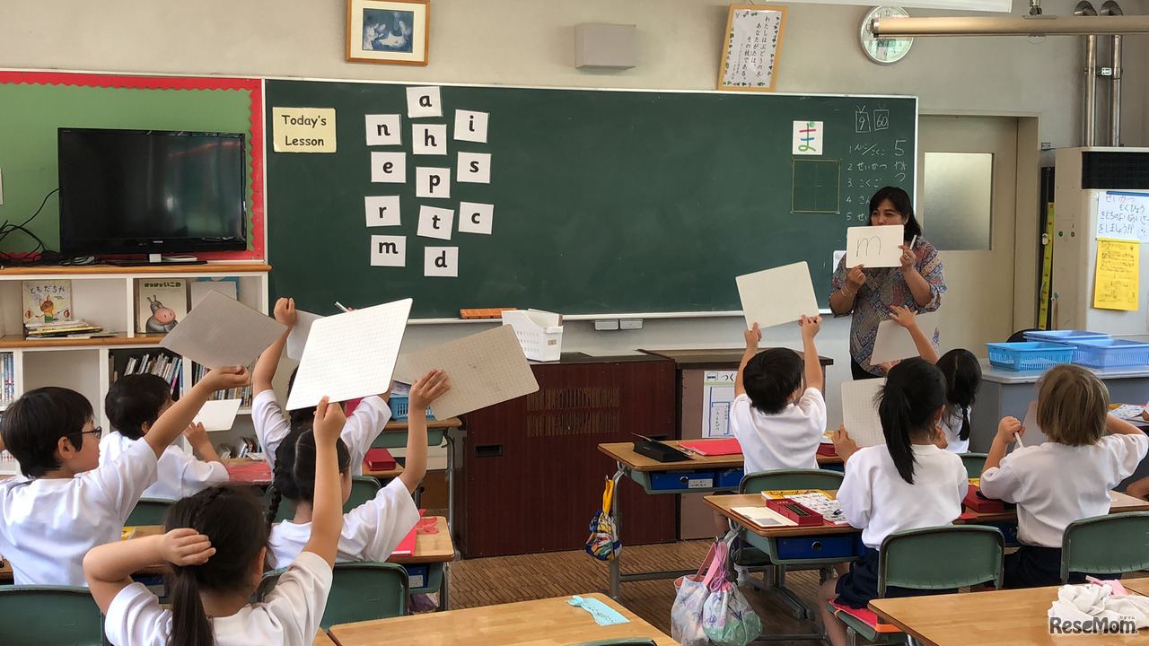 英語の授業のようす