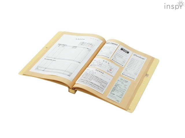 領収書などの保管に便利