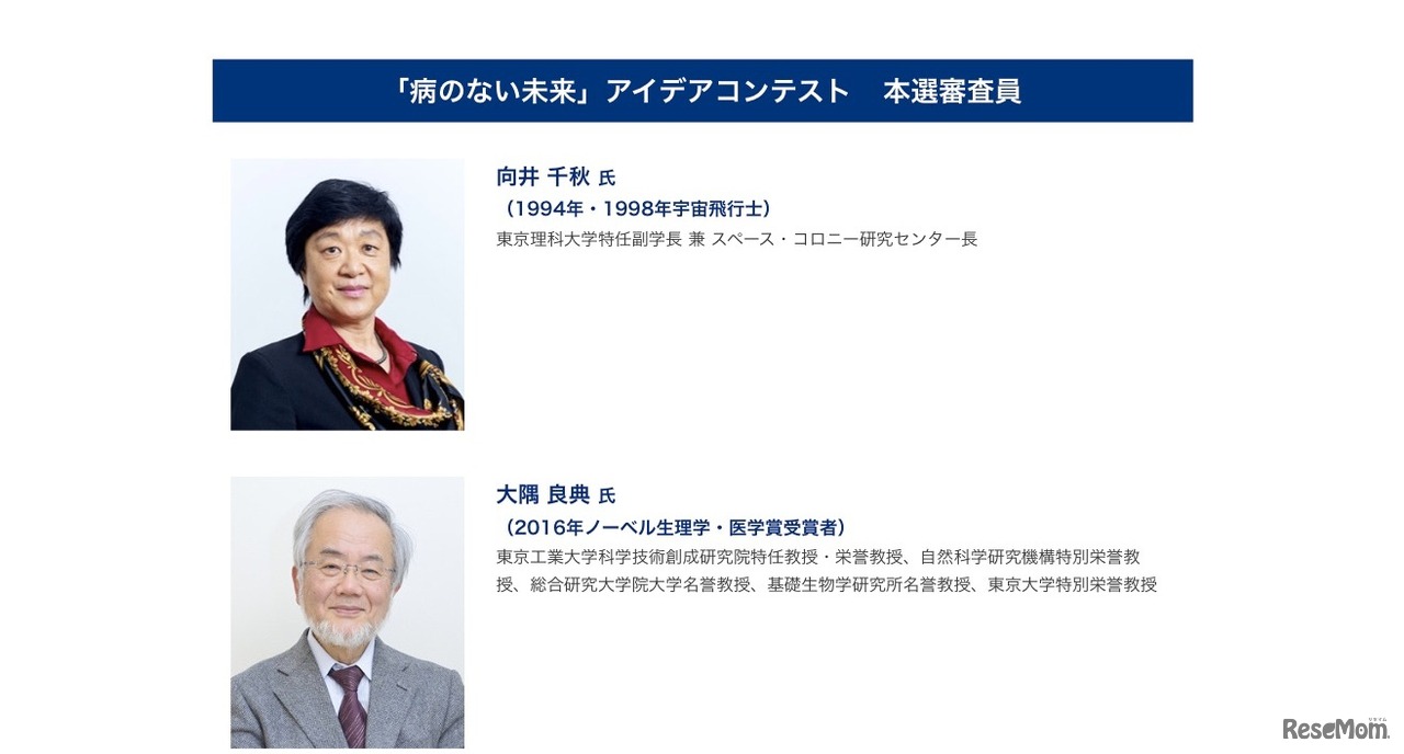 審査員（一部紹介）