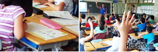 ニフティ「情報モラル出前授業」のようす