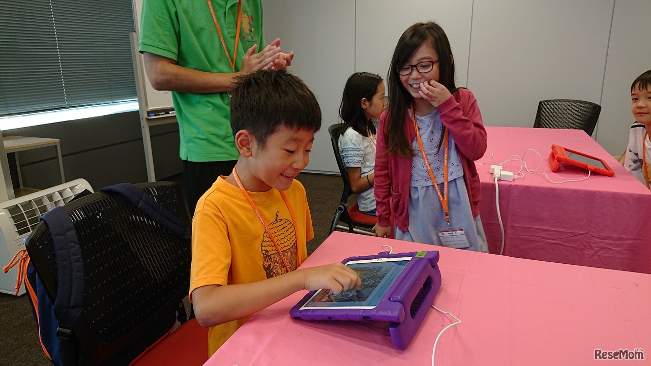 トレンドマイクロ「プログラミング体験会」のようす