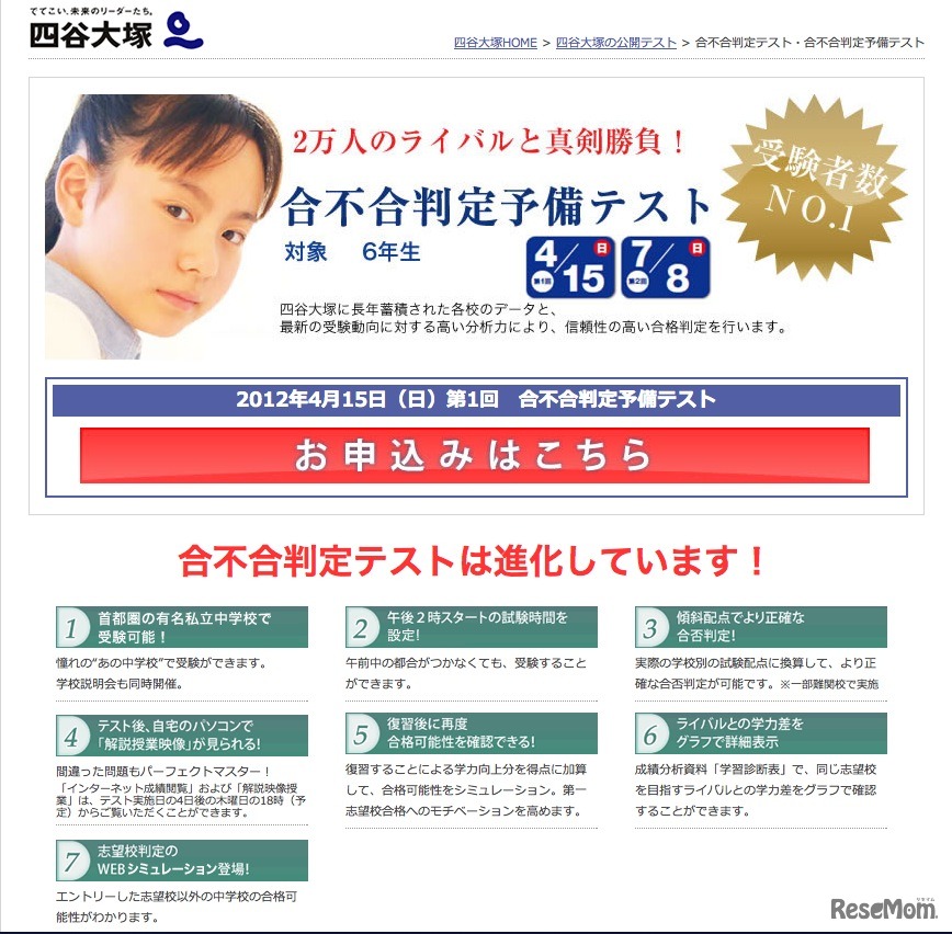 合不合判定予備テスト