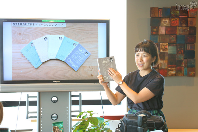 発表会では、メディアの方々に向けて実物のノートを初披露。記者のみなさんの注目が高まります　