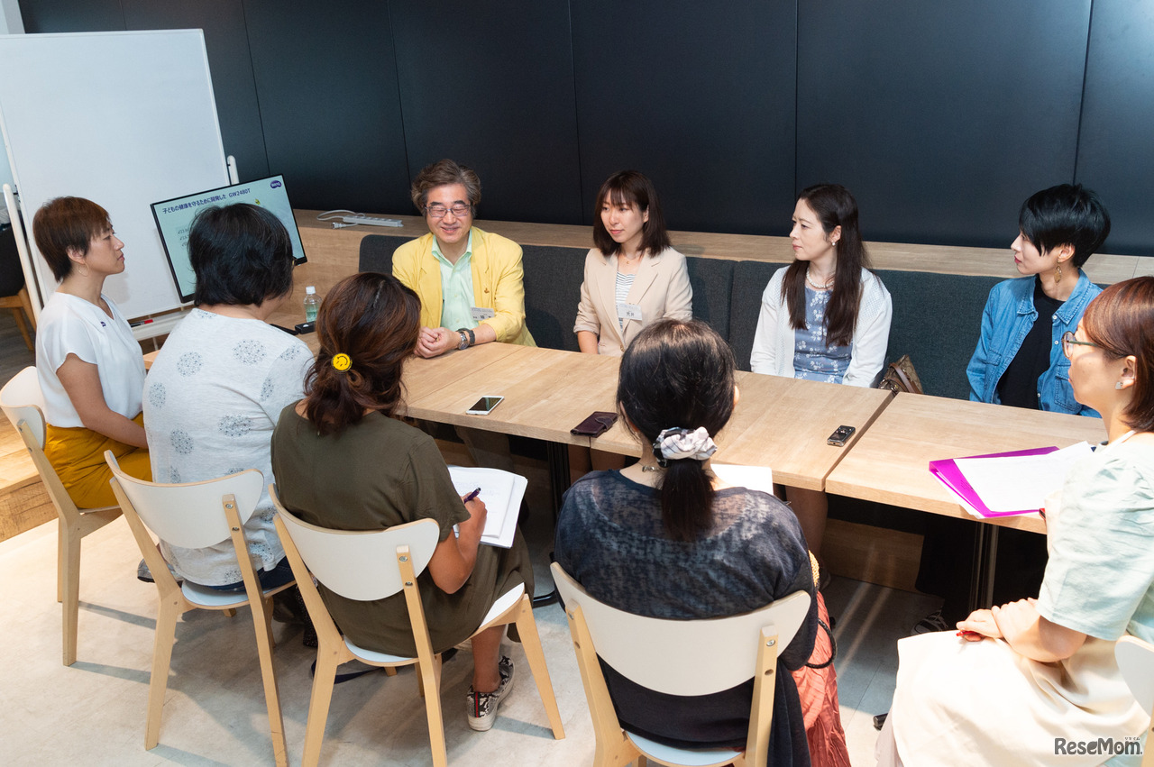 保護者同士、目の健康についての悩みを共有し、先生に相談できる貴重な場