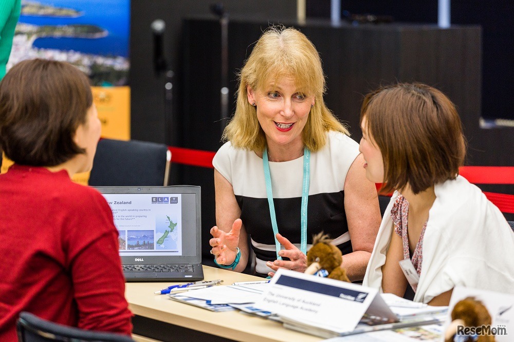 「ニュージーランド留学フェア2018」個別相談のようす