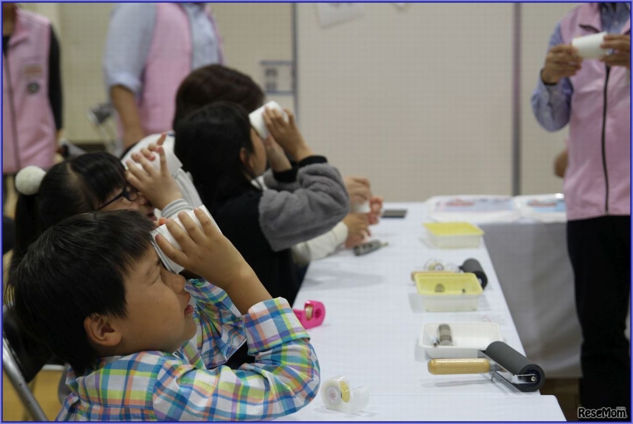 2018年の実験体験イベントのようす