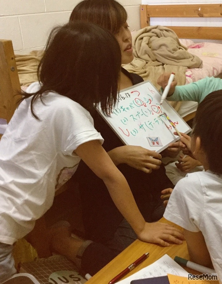 オーストラリアでの日本語指導風景