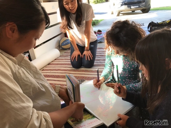 オーストラリアでの日本語指導風景