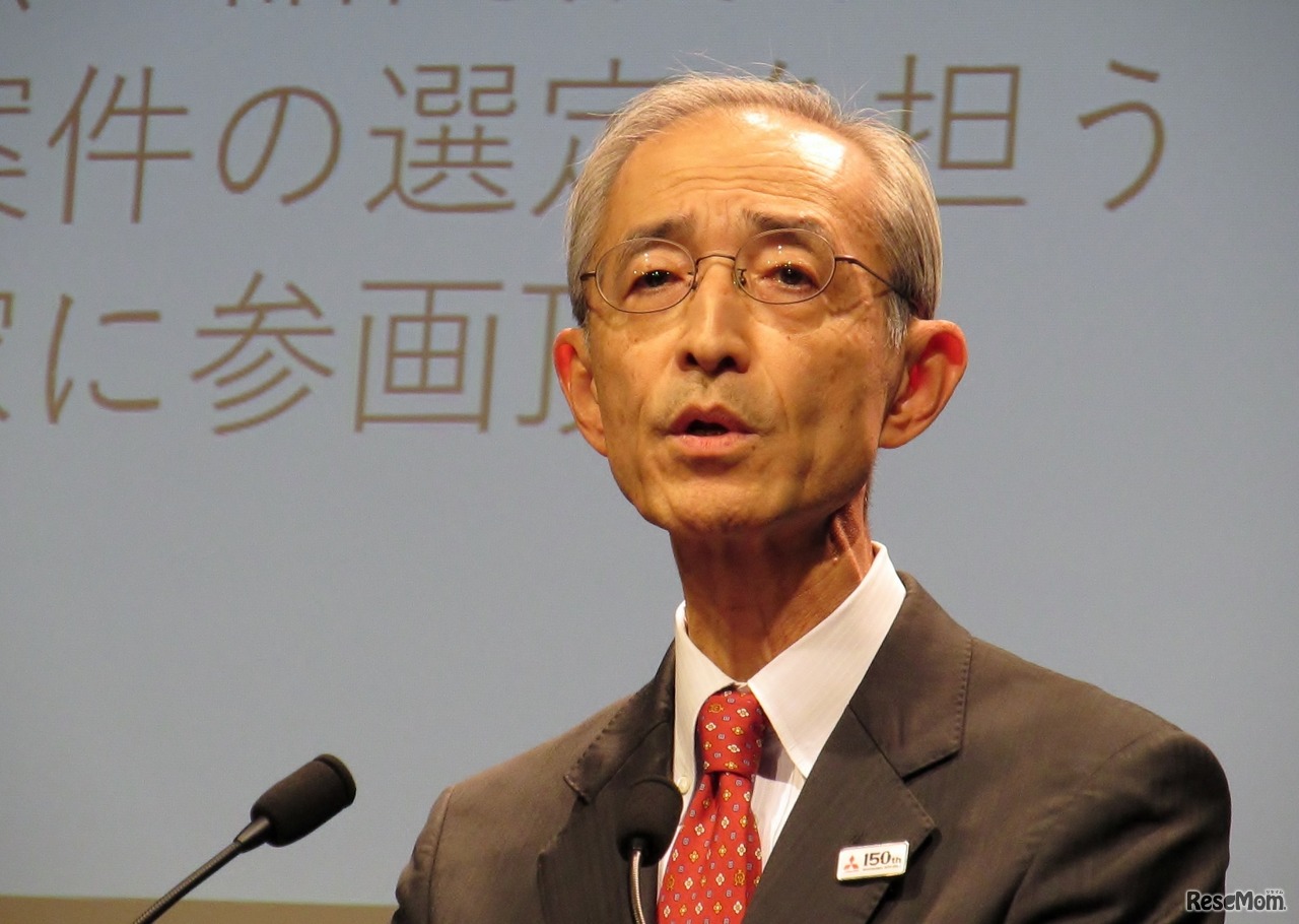 三菱みらい育成財団 理事長に就任した平野信行氏（三菱みらい育成財団 設立発表会）