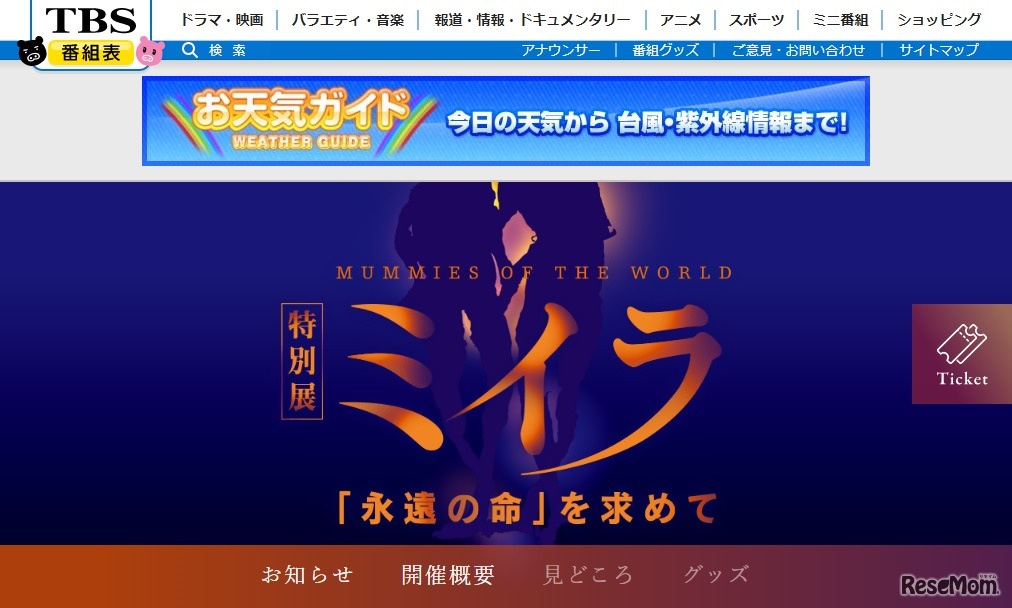 特別展「ミイラ『永遠の命』を求めて」